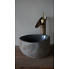 Kleine Stenen Waskom + Spoelgat | H13 x B25 x D21 cm