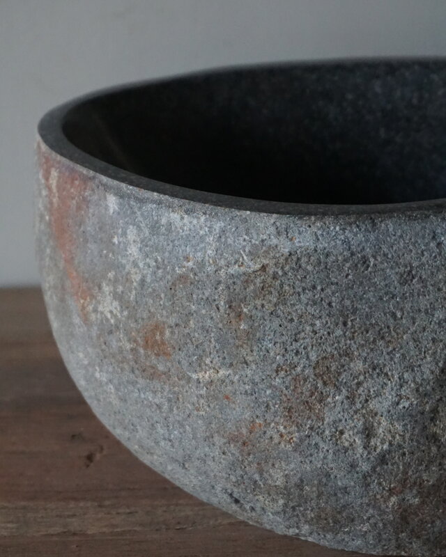 Rene Houtman Kleine Stenen Waskom + Spoelgat | H13 x B25 x D21 cm