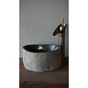 Kleine Stenen Waskom + Spoelgat | H13 x B26 x D21 cm