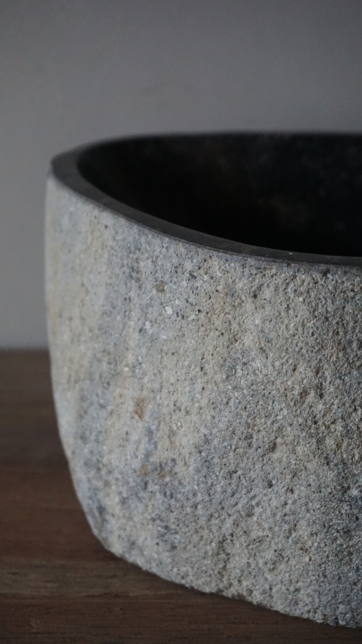 Rene Houtman Kleine Stenen Waskom + Spoelgat | H13 x B26 x D21 cm
