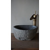 Kleine Stenen Waskom + Spoelgat | H13,5 x B28 x D23 cm