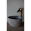 Kleine Stenen Waskom + Spoelgat | H13 x B23 x D19 cm