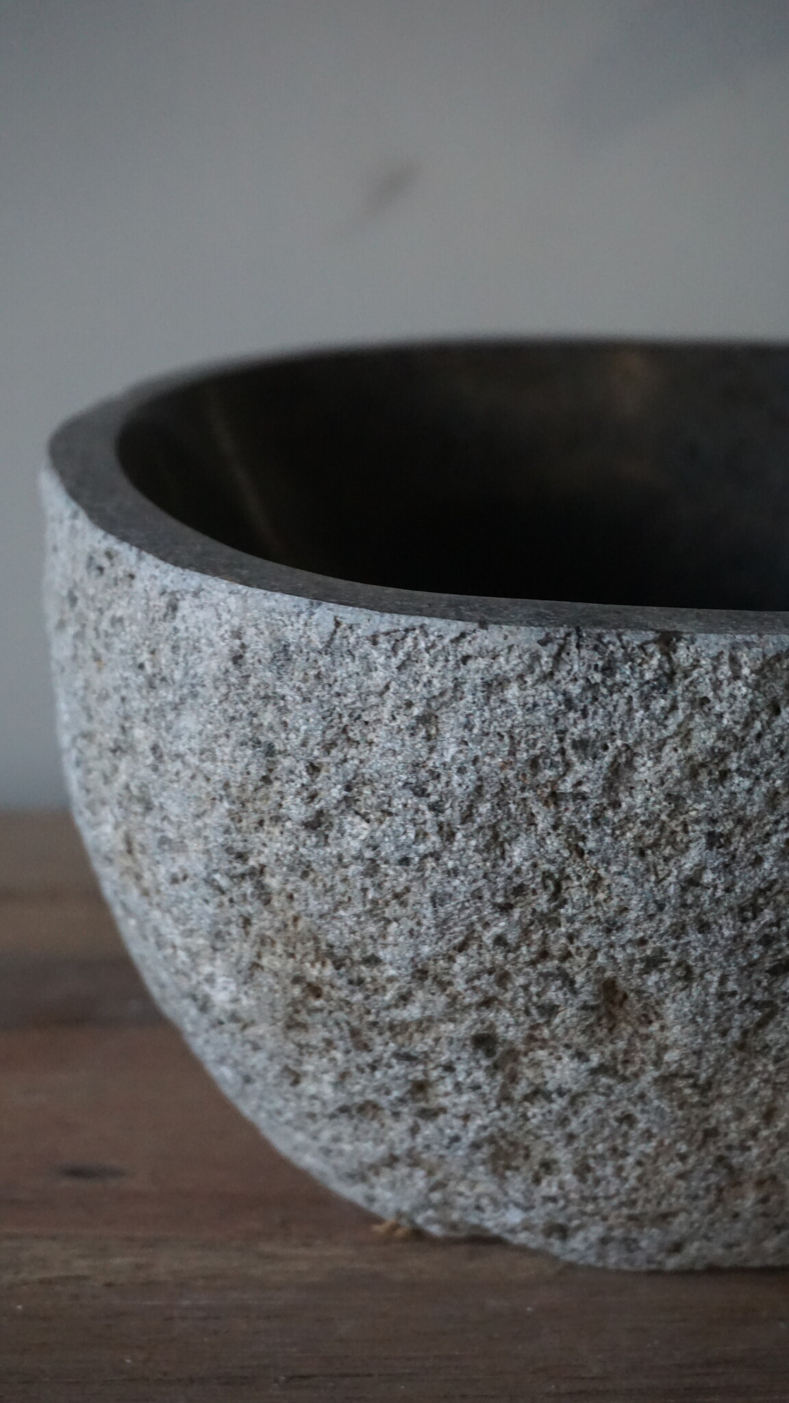 Rene Houtman Kleine Stenen Waskom + Spoelgat | H13 x B25 x D23 cm