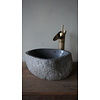 Kleine Stenen Waskom + Spoelgat | H13 x B30 x D26 cm