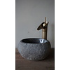 Kleine Stenen Waskom + Spoelgat | H13 x B25 x D21 cm
