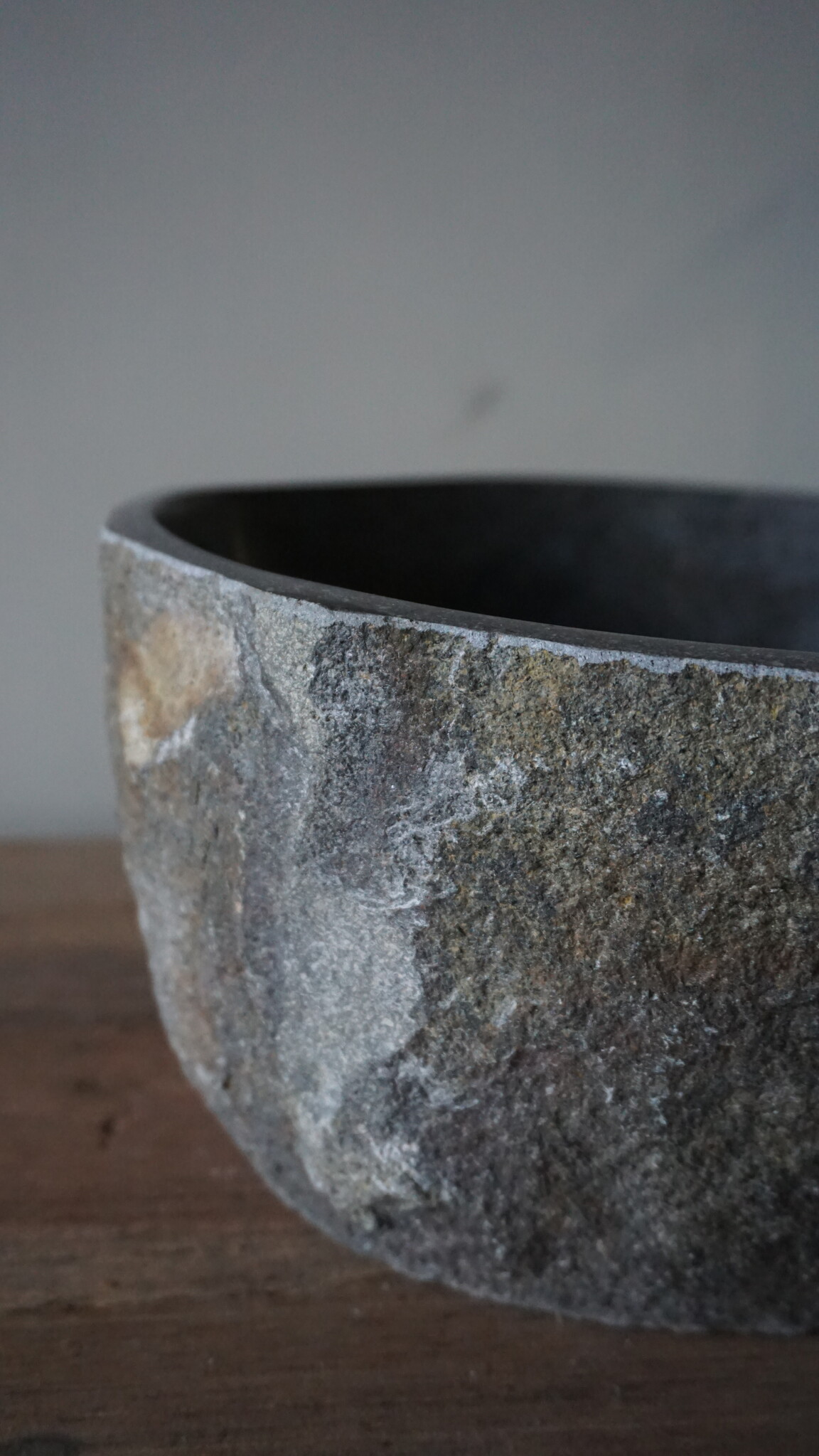 Rene Houtman Kleine Stenen Waskom + Spoelgat | H14 x B28 x D24 cm