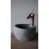 Kleine Stenen Waskom + Spoelgat | H14 x B23 x D22 cm