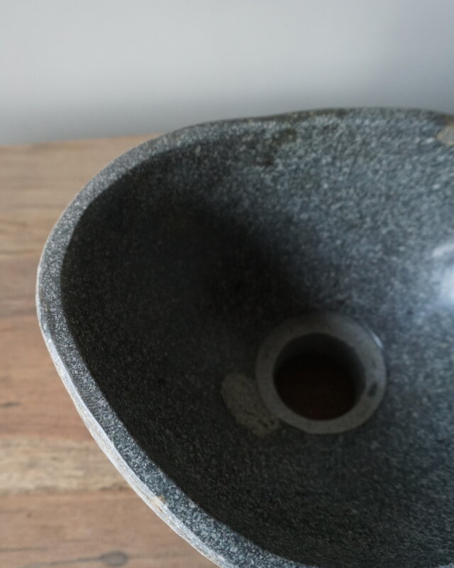 Rene Houtman Kleine Stenen Waskom + Spoelgat | H13 x B24 x D20 cm