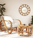 Mojo Boutique Dauna Boho-Chic Ronde Rotan Spiegel