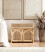 Mojo Boutique Boho-chic natuurlijke rotan kist