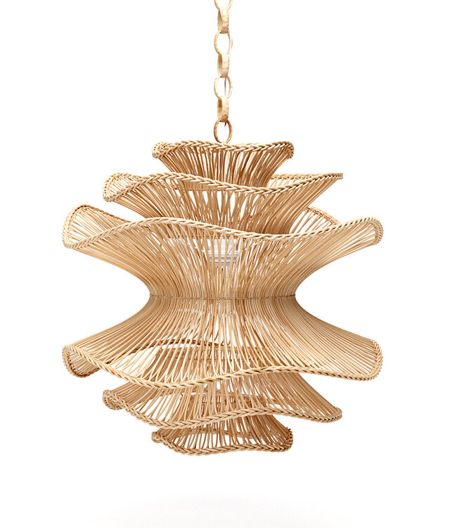 Mojo Boutique Japandi grote lampenkap natuurlijke kleur