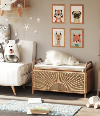 Mojo Boutique Lucy Naturel Rotan Kist/Bank
