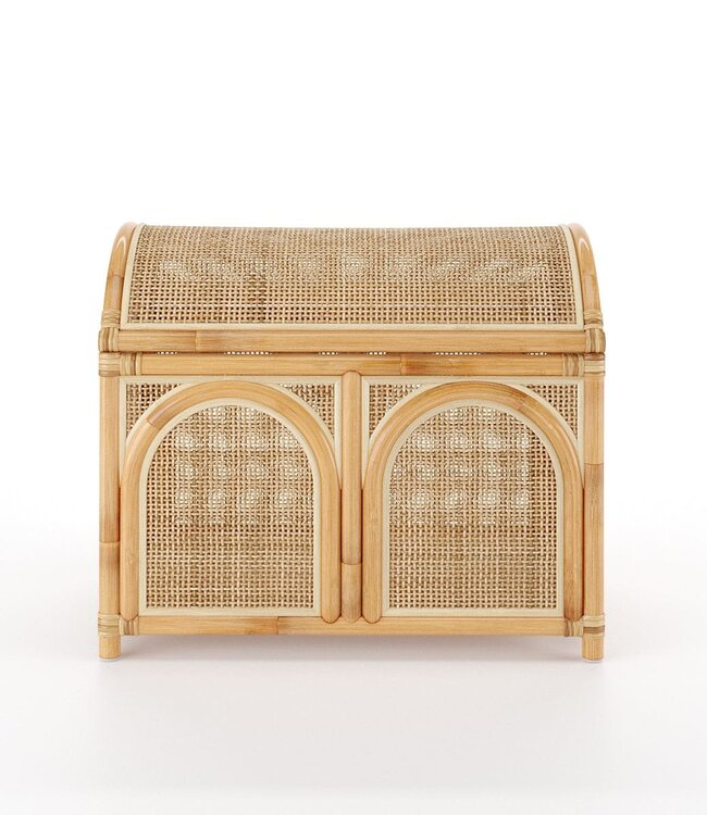 Mojo Boutique Boho-chic natuurlijke rotan kist
