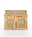 Mojo Boutique Boho-chic natuurlijke rotan kist