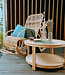 Mojo Boutique Japandi Ambachtelijke Rotan Salontafel