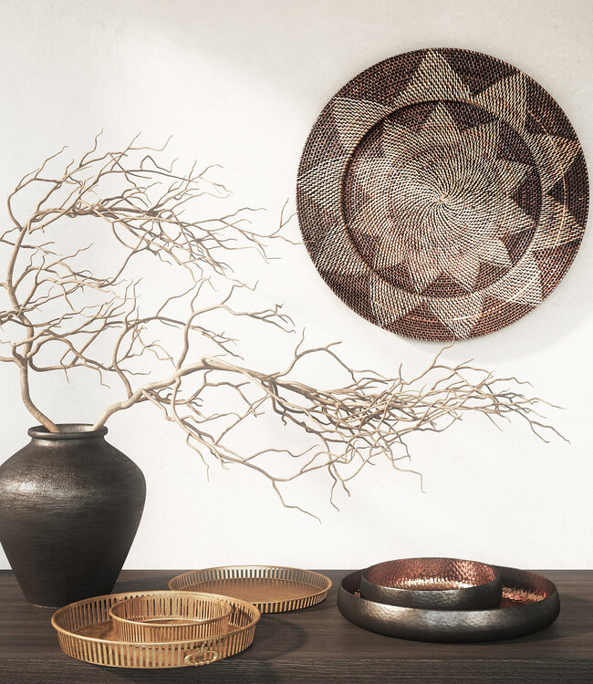 Mojo Boutique Groot natuurlijk boho-chic & Japandi zwart wandbord