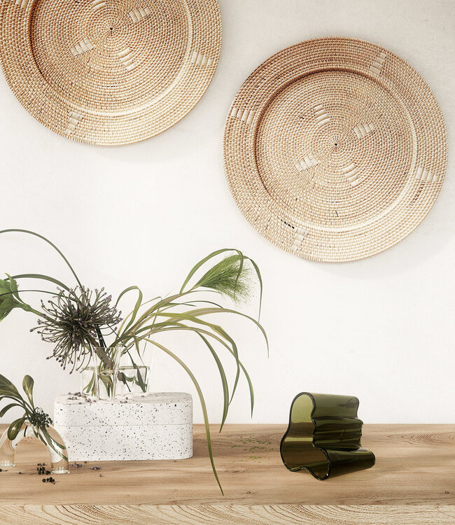 Mojo Boutique Natuurlijke Boho Chic- en Japandi-stijl grote wanddecoratie