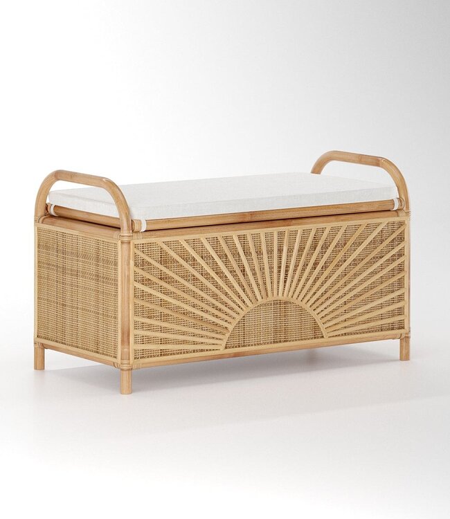 Mojo Boutique Lucy Naturel Rotan Kist/Bank
