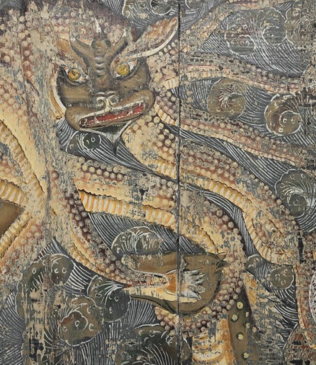 Be-Uniq Handbeschilderd Wandpaneel | H100 x B100 x D4 cm