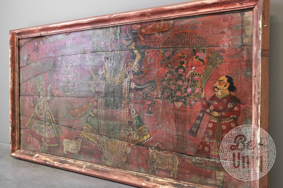 Be-Uniq Beschilderd Wandpaneel | India | H86 x B153 x D7 cm