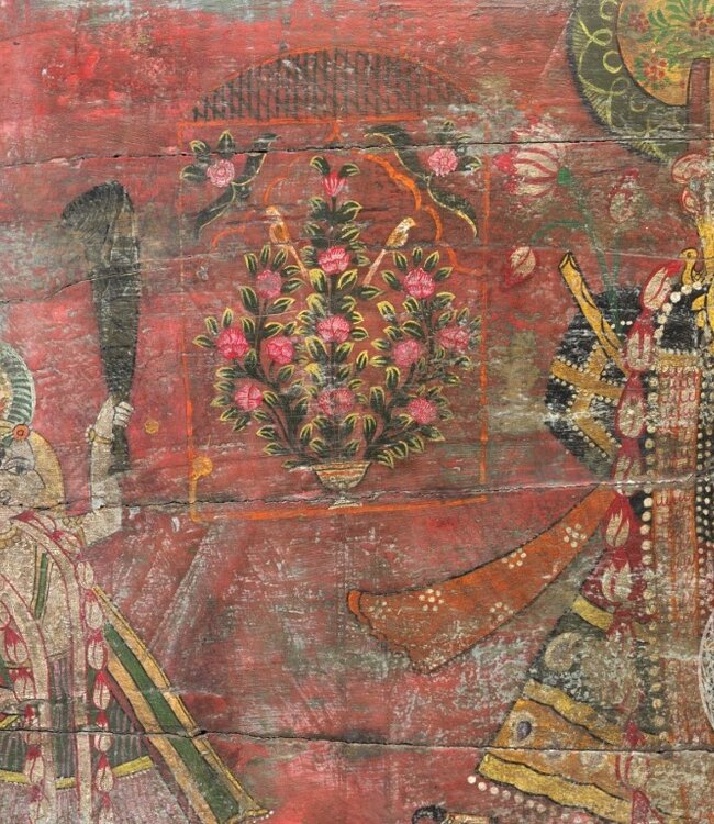 Be-Uniq Beschilderd Wandpaneel | India | H86 x B153 x D7 cm