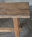 Rene Houtman Oud Eikenhouten Bankje | H46xB60xD20 cm