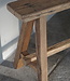 Rene Houtman Oud Eikenhouten Bankje | H46xB60xD20 cm