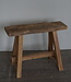Rene Houtman Oud Eikenhouten Bankje | H46xB60xD19 cm