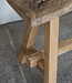 Rene Houtman Oud Eikenhouten Bankje | H46xB60xD19 cm