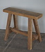 Rene Houtman Oud Eikenhouten Bankje | H46xB59xD14 cm