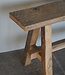Rene Houtman Oud Eikenhouten Bankje | H45xB80xD20 cm