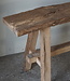 Rene Houtman Oud Eikenhouten Bankje | Nr 2 | H45xB100xD20 cm