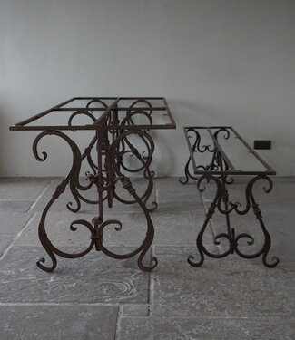 Rene Houtman Gietijzeren Onderstel Bankje Romaro | B200 cm