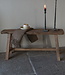 Rene Houtman Oud Eikenhouten Bankje | Nr 3 | H46xB100xD20 cm