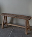 Rene Houtman Oud Eikenhouten Bankje | Nr 3 | H46xB100xD20 cm