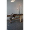 Oud Eikenhouten Bankje | Nr 4 | H46xB100xD20 cm