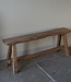 Rene Houtman Oud Eikenhouten Bankje | Nr 2 | H46xB120xD19 cm