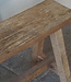 Rene Houtman Oud Eikenhouten Bankje | Nr 3 | H45xB120xD21 cm