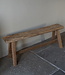Rene Houtman Oud Eikenhouten Bankje | Nr 4 | H46xB120xD21 cm