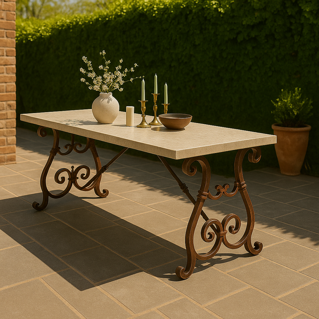Rene Houtman Gietijzeren Onderstel Romaro | H73 x B140 x D60 cm