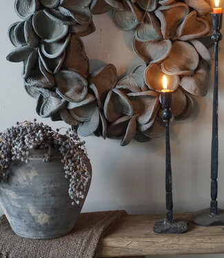 Rene Houtman Krans Badamvrucht | Grijs | Meerdere Maten