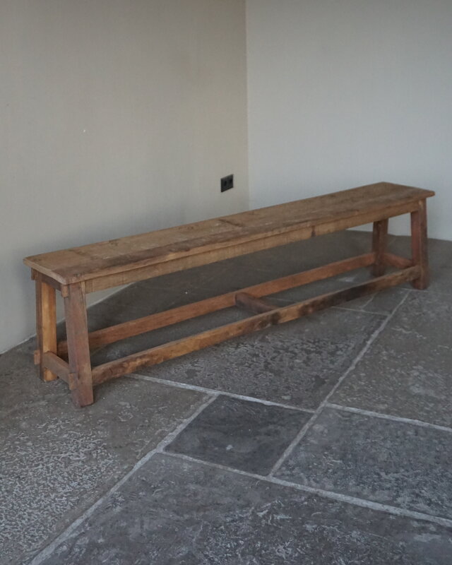 Rene Houtman Eetkamerbank Oud Hout | H45xL180xB29 cm