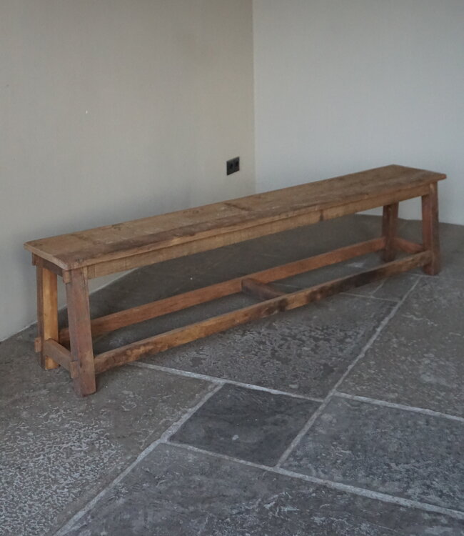 Rene Houtman Eetkamerbank Oud Hout | H45xL180xB29 cm