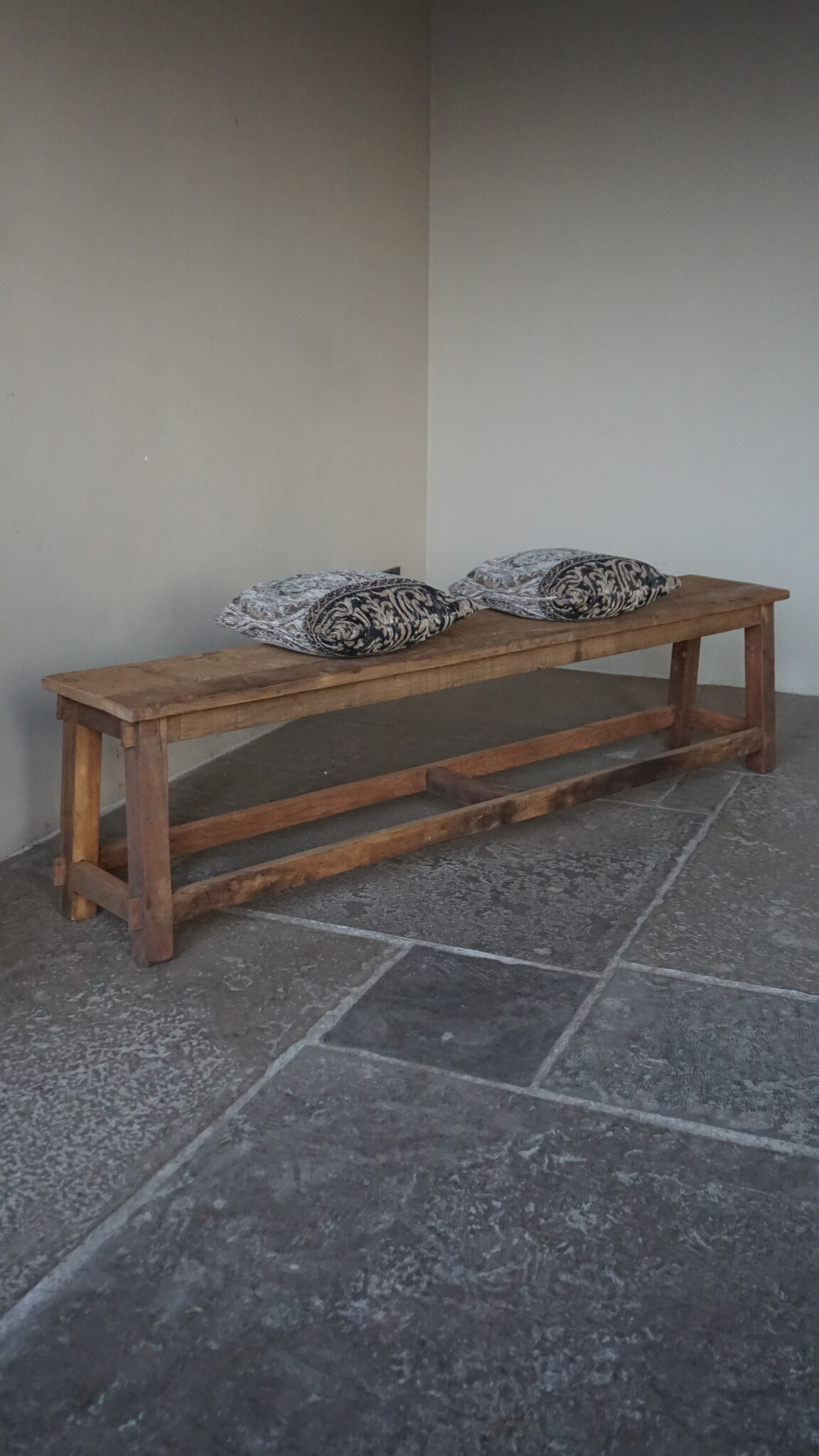 Rene Houtman Eetkamerbank Oud Hout | H45xL180xB29 cm