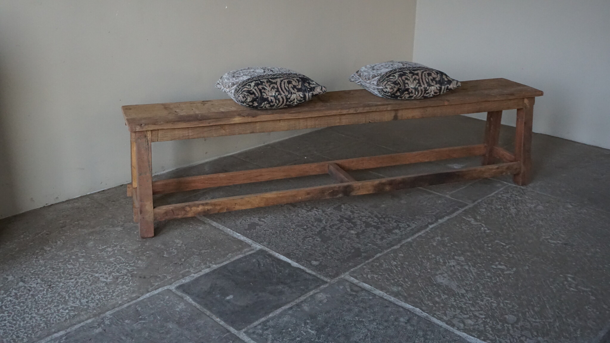 Rene Houtman Eetkamerbank Oud Hout | H45xL180xB29 cm