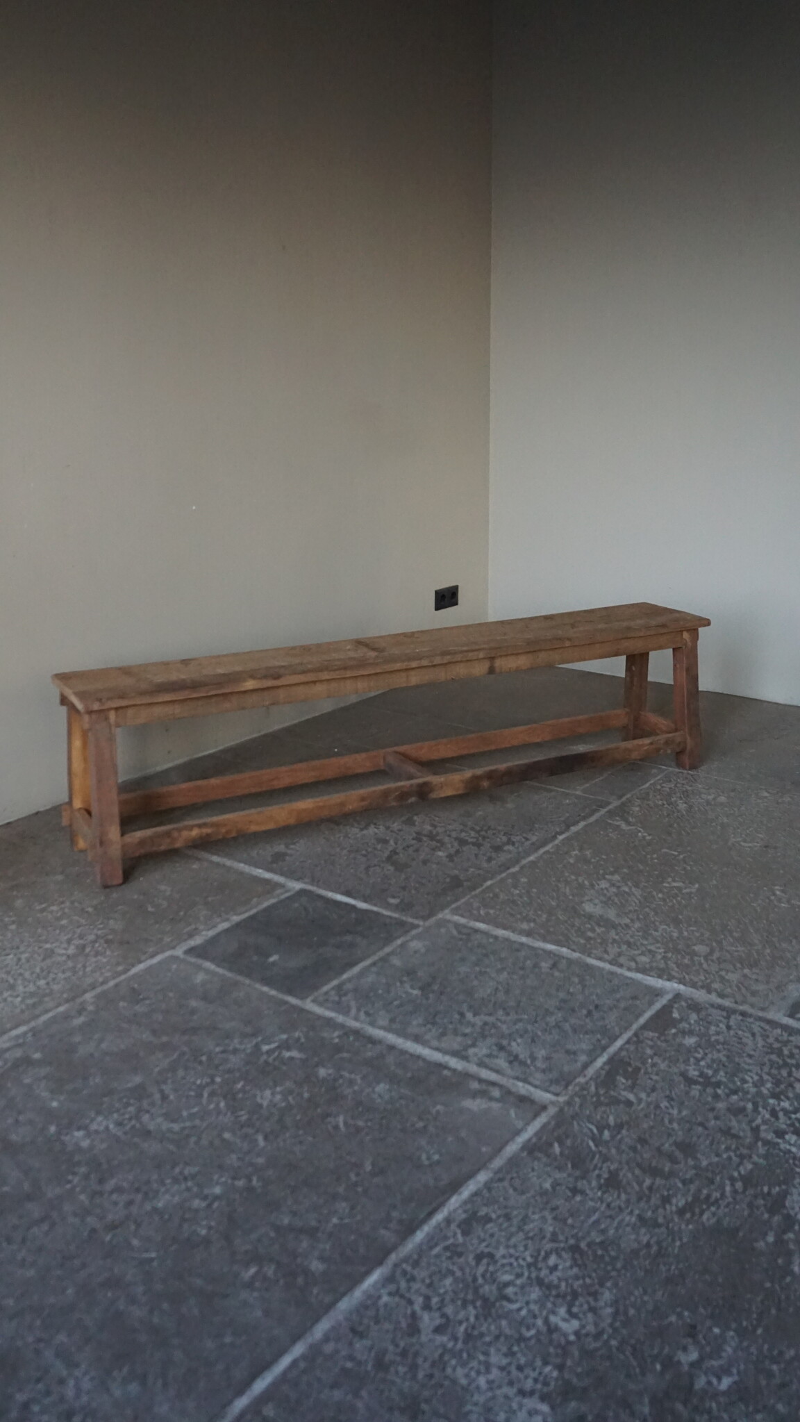 Rene Houtman Eetkamerbank Oud Hout | H45xL180xB29 cm