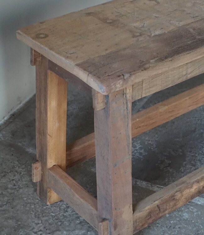 Rene Houtman Eetkamerbank Oud Hout | H45xL180xB29 cm