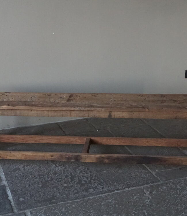 Rene Houtman Eetkamerbank Oud Hout | H45xL180xB29 cm