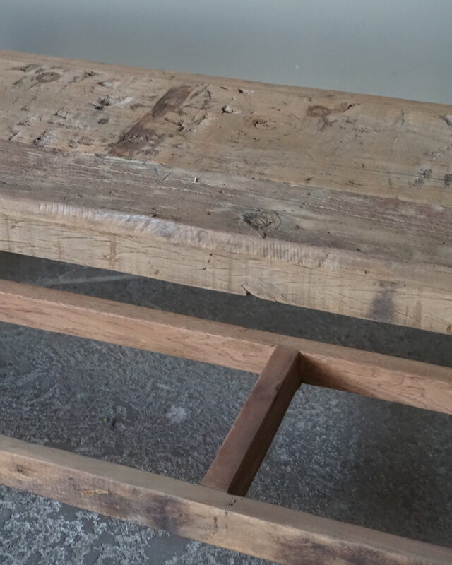 Rene Houtman Eetkamerbank Oud Hout | H45xL180xB29 cm