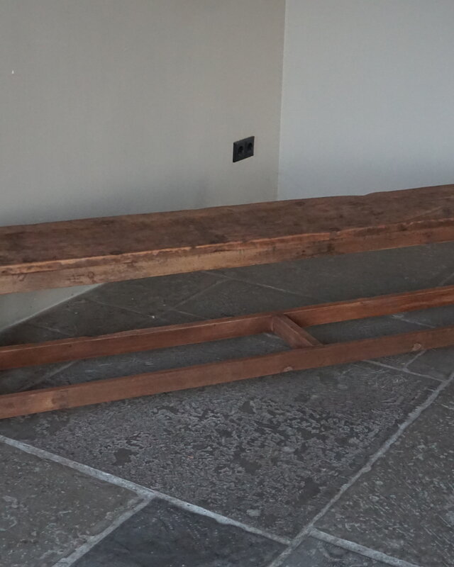 Rene Houtman Eetkamerbank Oud Hout | H45xL200xB30 cm